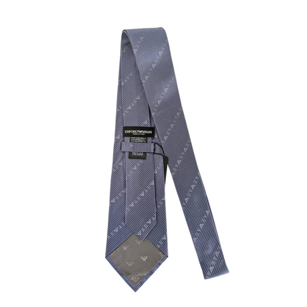 ARMANI EXCHANGE Silk 01639 Men's Tie, 8.5cm Wide, Blue/Navy, 340182, 9P618, [Used]