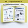 A4 Wall-Mounted 10-Page Swivel Display Folder/Document Holder