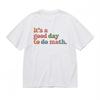 Women's Comfy Classic T-Shirt Colorful Typography Educational 100% Cotton Tee