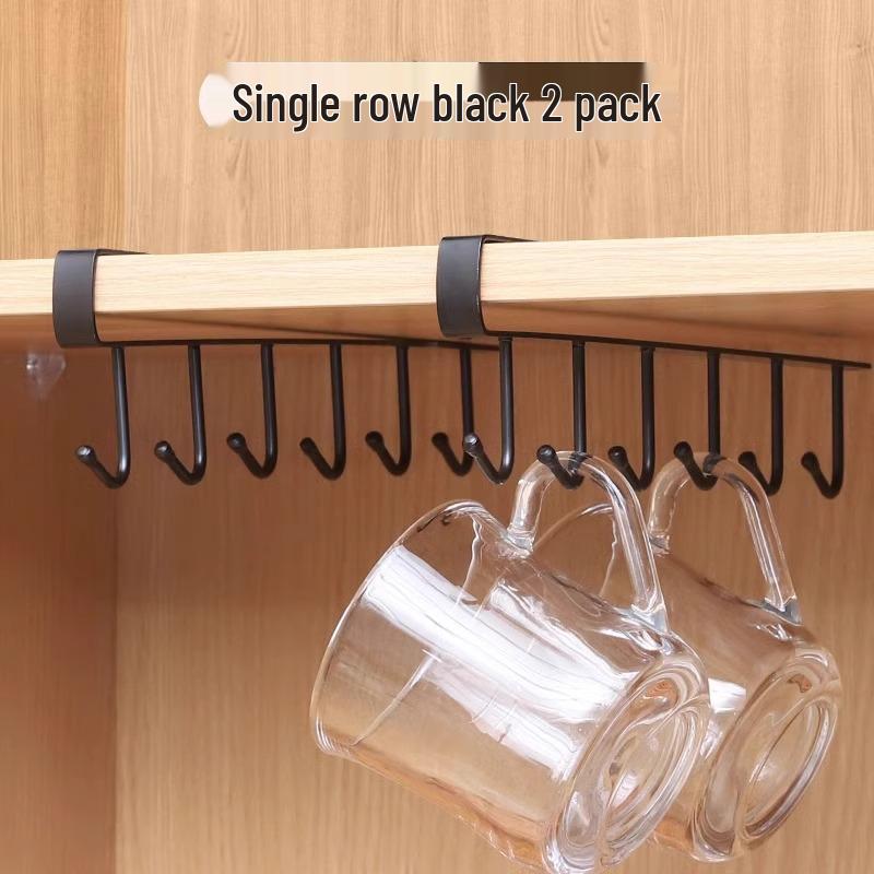 Wall-Mounted Coffee & Tea Cup Holder - Upside Down Mug Rack