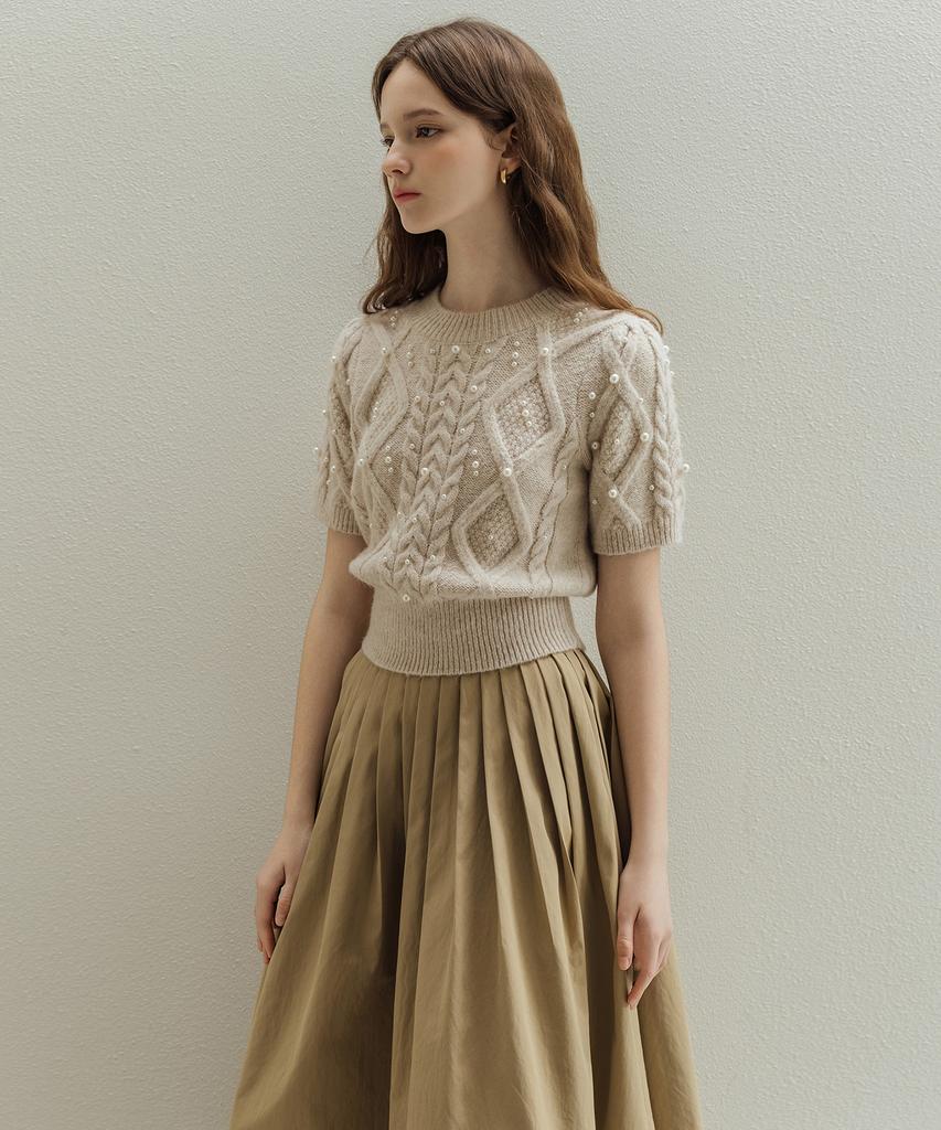 LAUTREDE MIN Pearl Beige Knit