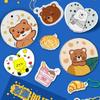 Educational DIY Puffy Paint Kit Foam Material 3D Drawing Canvas Foam Stippler  Painting Activities