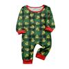 Print Cute Family Set Pajamas, Home Clothes, Family Set Long Sleeve Top Pants Set