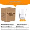 Qiao Xiuyuan 240ml Disposable Thickened Plastic Cups, 100 Count