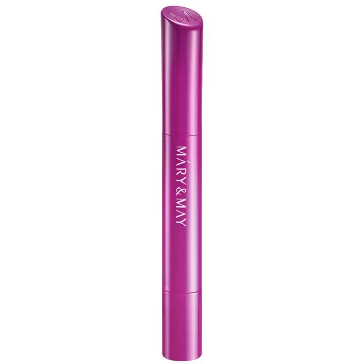 Mary&May Blooming Glow Lip 1.7g - 08 Mauve Pansy (High-Shine Tinted Melting Lip Balm, Vegan Volumizing Lip Gloss Stick)