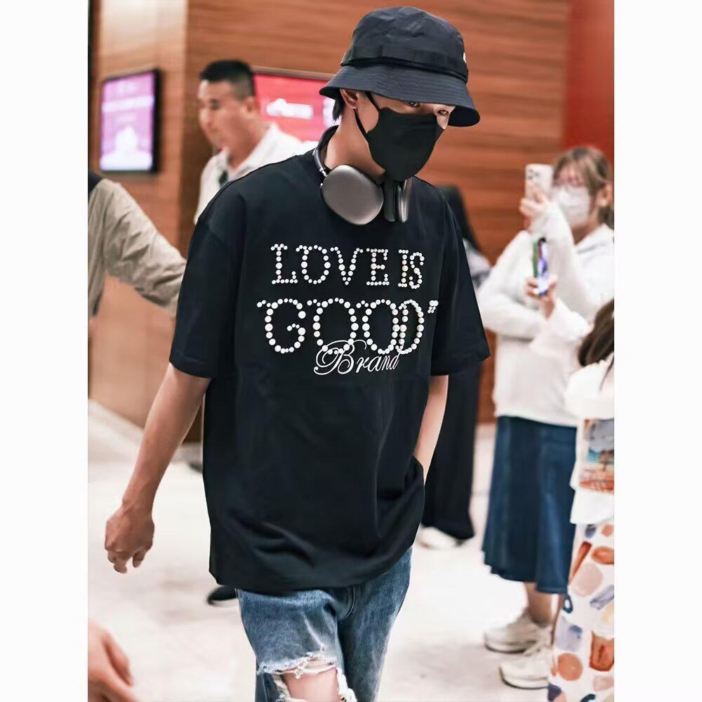 

Stylish Loose Summer Short-Sleeve T-Shirt 2XL червоний