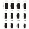 Square Press On Nail Flower Fake Nail Glues On Nail Artificial Acrylic Nail 24pcs Stick On Nail for Womens and Girls