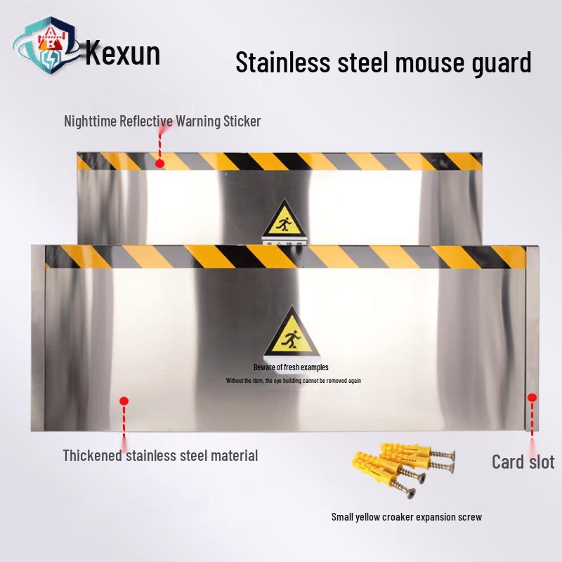 Stainless Steel Rodent Barrier Door Plate
