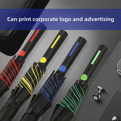 Guarda-chuva de Golfe de Fibra Longa Totalmente Automático - Grande, Reto, Dupla Camada para Negócios e Presentes Personalizados