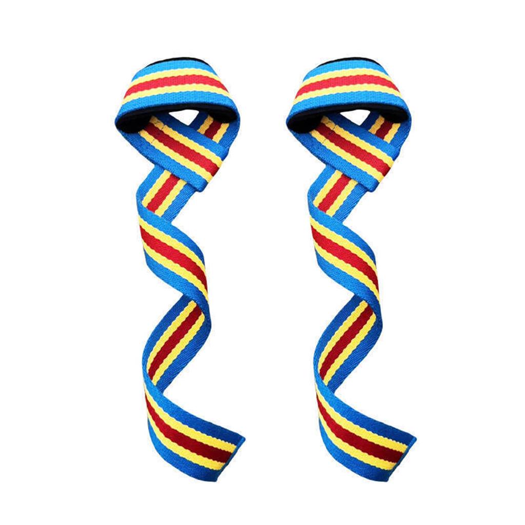 Weight Lifting Straps Deadlifting Powerlifting Wrist Support Hand Bar Grip Bodybuilding Weightlifting Wrist Straps