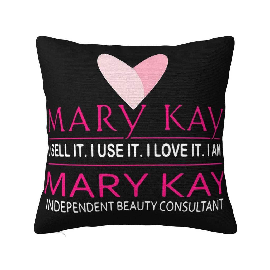 Camp Mary Kay Square Pillowcase Cushion Cover Comfort Pillow Case Throw Pillow Cover for Home Bedroom Car
