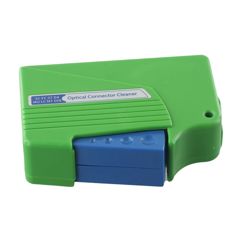 Optic Cleaner For Cassette Fiber Optic Cleaning Tool Manual Operation Alcohol Free Microfiber 500+ Effective Cleans