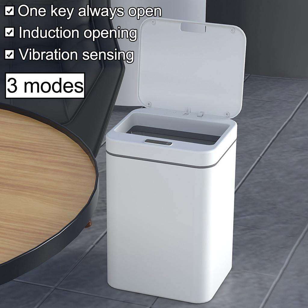 14L/16L Intelligent Electric Garbage Storage Bucket Smart Induction Trash Can with LED Light Automatic Dustbin Bin for Kitchen Sensor