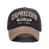 New washed denim American color matching baseball hat men's and women's casual sunshade cap