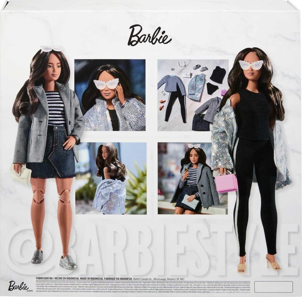 Poupée Barbie Série Mode 3 3 et GTJ84 @BarbieStyle [Poupée à Habiller] [Signature Or] [Âges Supérieurs]