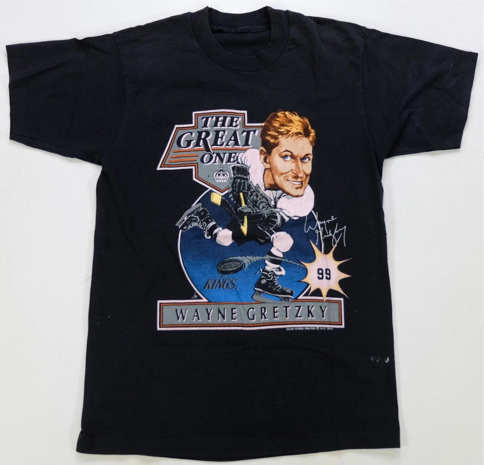 Rare VTG SALEM Wayne Gretzky Los Angeles LA Kings The Great One 1988 T Shirt 80s 3XL