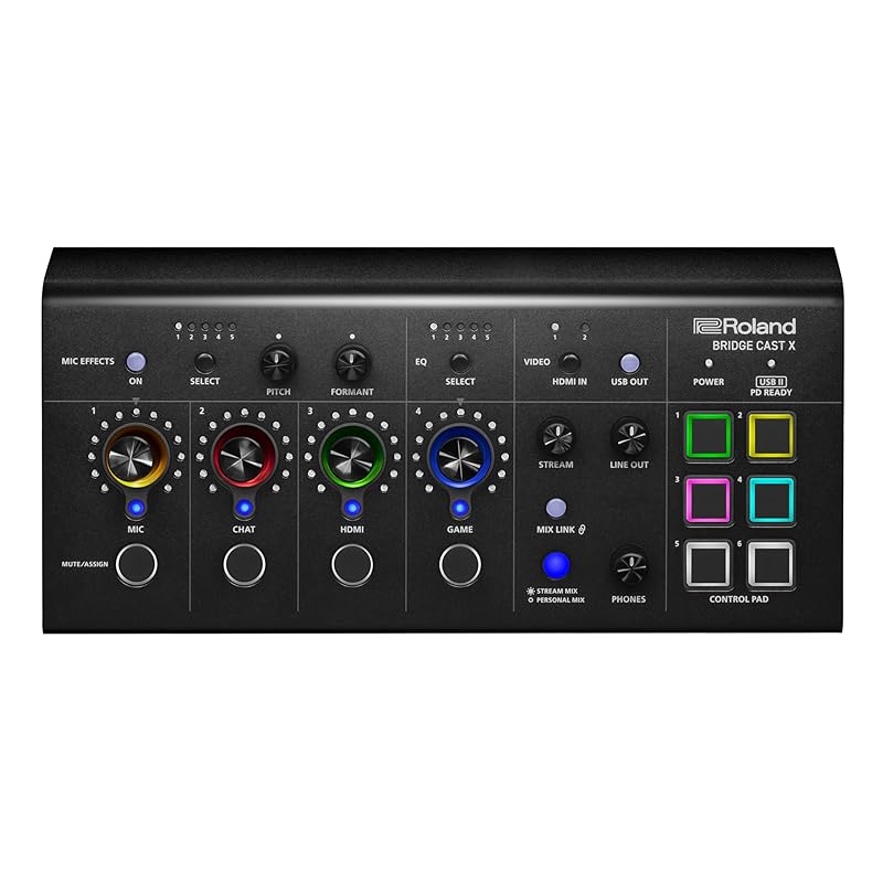 

roland Roland BRIDGE CAST X/HDMI video capture/gaming DAC amplifier/audio interface/distribution/gaming mixer/Mac/Windows / 2PC delivery /Bridge Cast