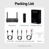 Bluetooth 5.3 DAC Converter Wireless Audio Receiver Transmitter Coaxial Optical 192KHz Digital to Analog Adapter with MIC