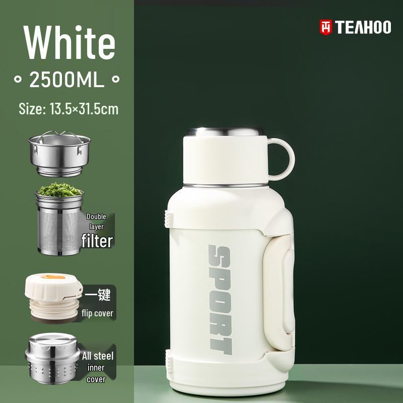 Qihu Large Capacity Stainless Steel Thermos Flask for Outdoor, Car & Home Travel