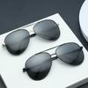 2026 Men's Polarized Aviator Sunglasses, Metal Frame, Sun Protection, Trendy Driving Style