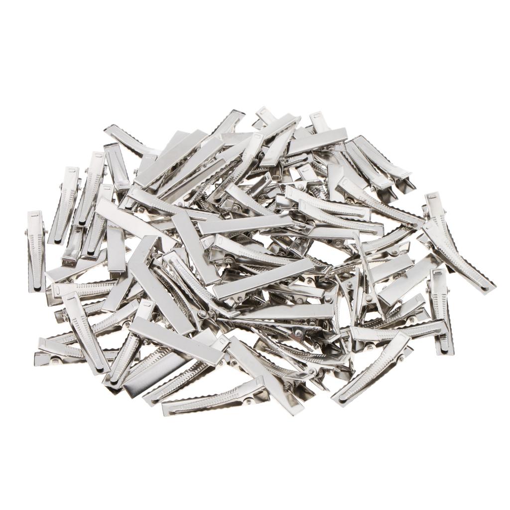 200x Hairdressing Duck Bill Alligator Clips Clip Hair Salon