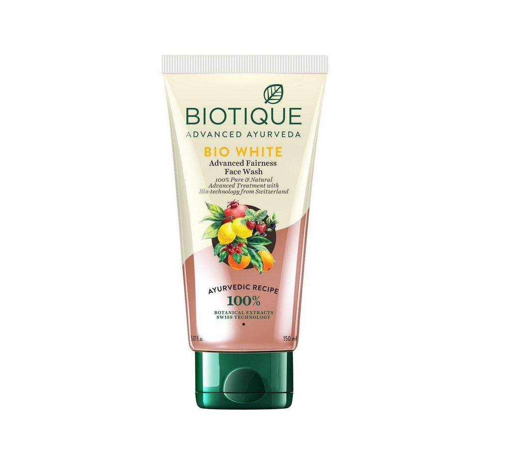 Best Indian Combo Biotique Bio Cucumber Pore Tightening Toner, 120ml & Biotique Bio White Advanced Fairness Face Wash, 150ml