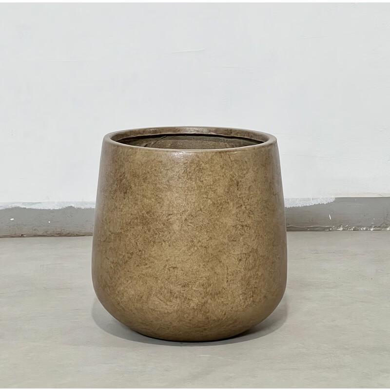 MOJY Large U-shaped Cement Planter