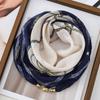 Luxury Silk Scarf Magnetic Buckle Headscarf Fashion Headscarves  Spring