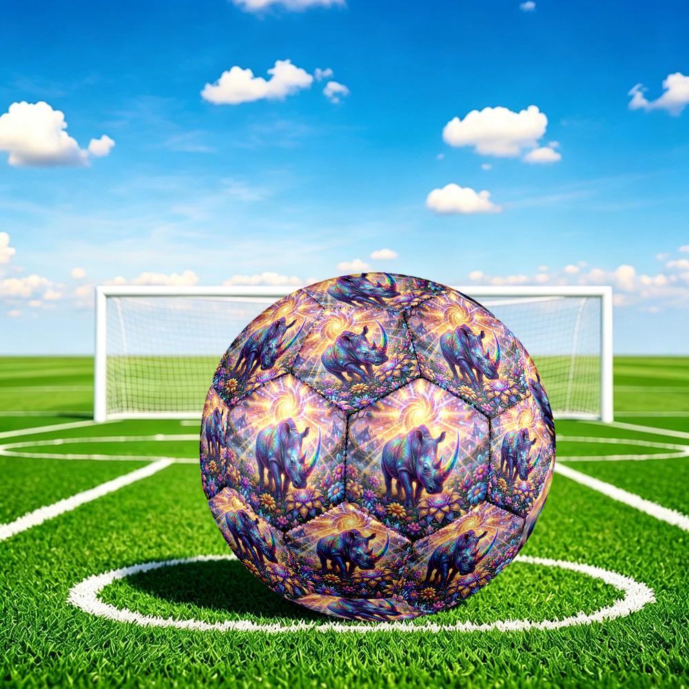 1pc Rhino Garden Durable Size 5 Soccer Ball Professional Match Training Football Indoor &Outdoor Sports Ball p60148