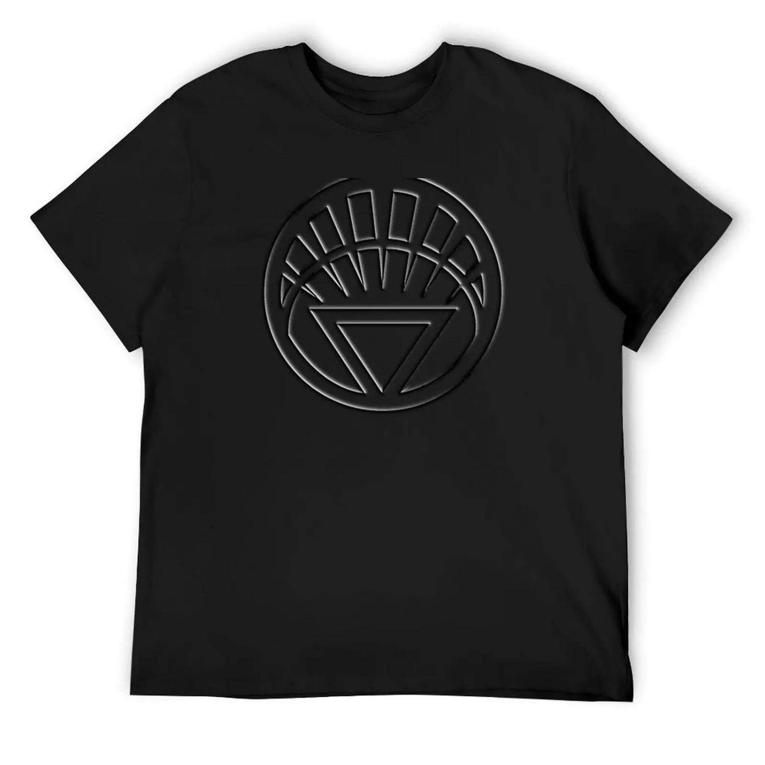Embossed White Lantern Symbol T-Shirt summer tops vintage clothes tee shirts for men XXXXXL разноцветный