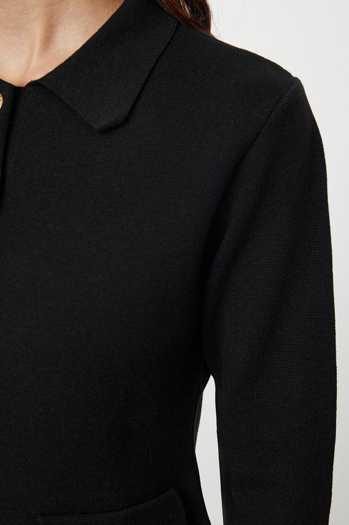 Women's Elegance Style Cardigan Black Premium Yarn Special Yarn Basic Knitwear Cardigan