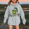 Children's Fashionable Casual Long-sleeved Loose Christmas Print Pullover Hooded Sweatshirt