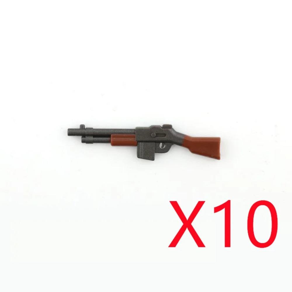 WWI WWII Building Blocks Soldiers Military Accessories Bomb Two-color Gun Mini Brick Weapons Gift Toy AKM Helmet RPG Grenad X026