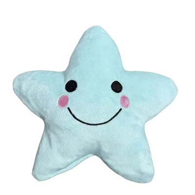 Cute Star Shaped Soft Plush Pillow Squeaky Pet Toy