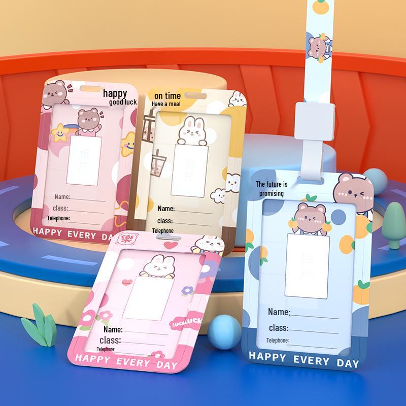 Creative School Badge & Card Holder with Lanyard for Students