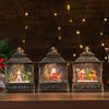 Christmas Lantern Music Box Desktop Night Light Holiday Decoration Gift for Party/Home