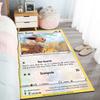 3D P0kemon Eevee Clan Cards Pattern Printed Carpets Living Room Bedroom Sofa Floor Mat Modern Large Area Decorative Rugs Gifts