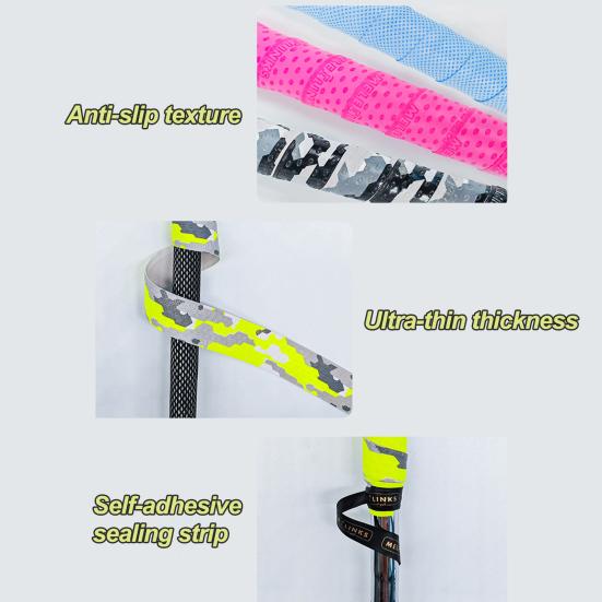 Golf Grip Wrapping Tape Non-slip PU Overgrip Tapes Convenient Regripping Solution for Golf