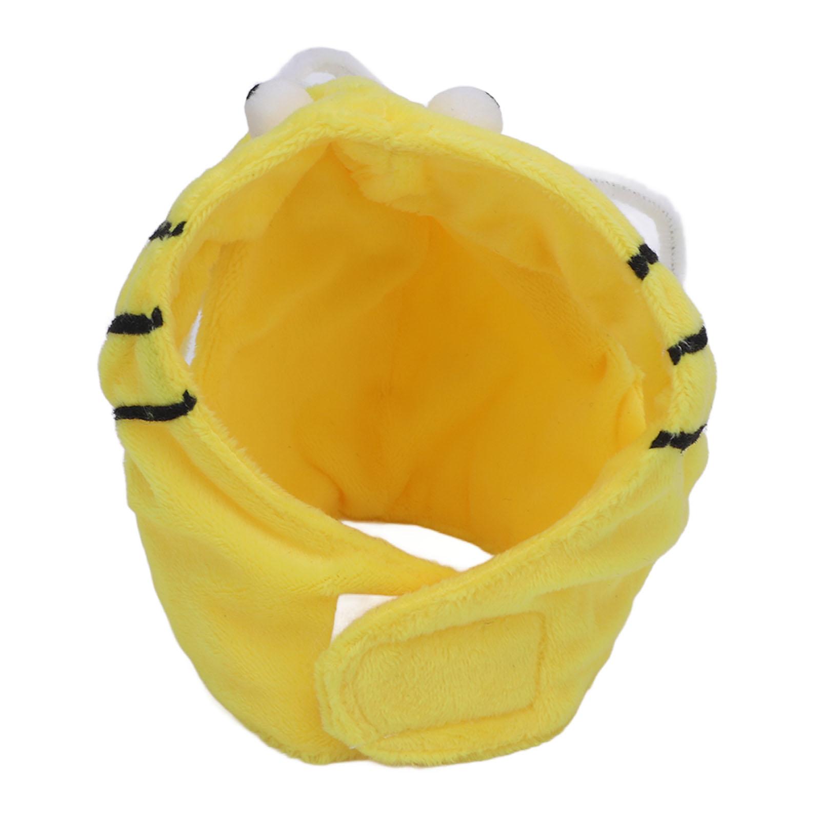

Cat Head Wearing Teaser Stick Yellow Bee Interactive Toy Cat Teaser Hat for 24-30cm Necks