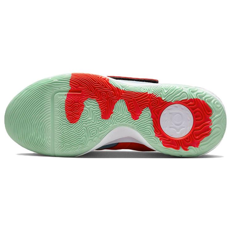 New Nike KD Trey 5 X EP 'Blue Chill Bright Crimson Mint' DJ7554-400