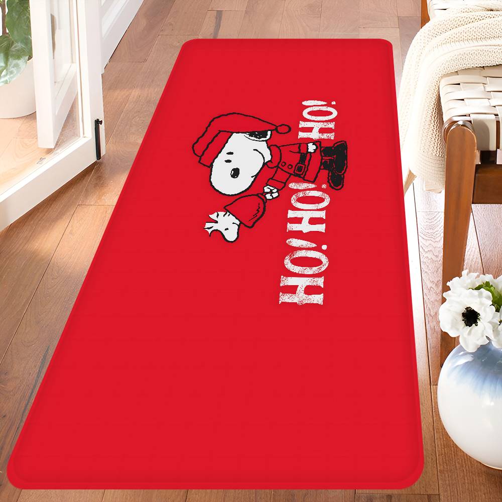 S-Snoopy Cartoon Floor Mat INS Style Soft Bedroom Floor House Laundry Room Mat Anti-skid Household Carpets