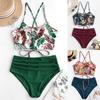 Sexy Women Bikini Set Print Padded Swimwear Bathing Swimsuit Beachwear