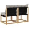 2 Piece Outdoor Center Sofa