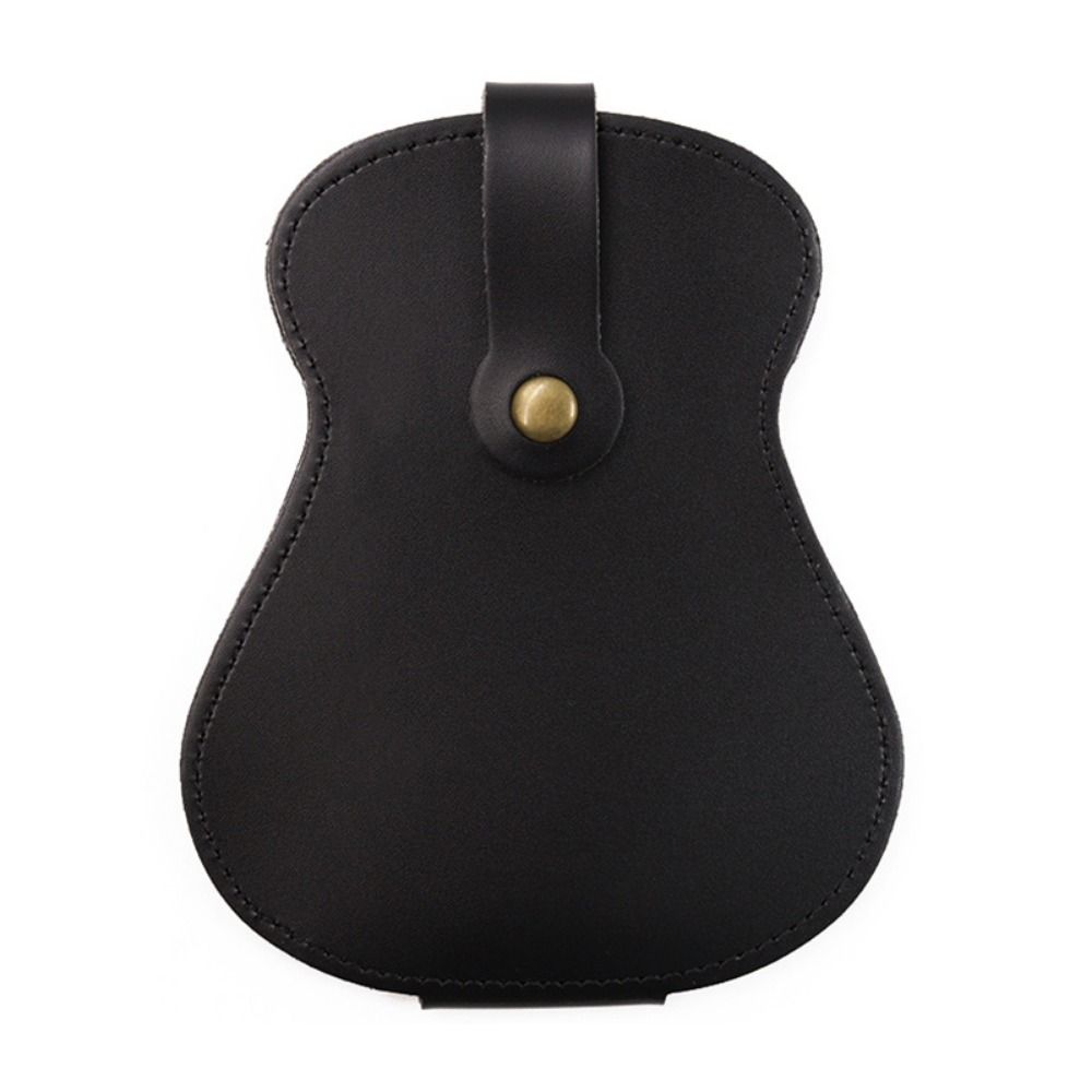 Can Hold 18 Pieces Guitar Picks Holder Case PU Leather Guitar Plectrums Bag  Ukulele