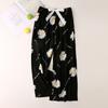 Women's Pajama Pants, Loungewear Pants, Cotton, Loose Fit, Plus Size, Wide-leg Pants