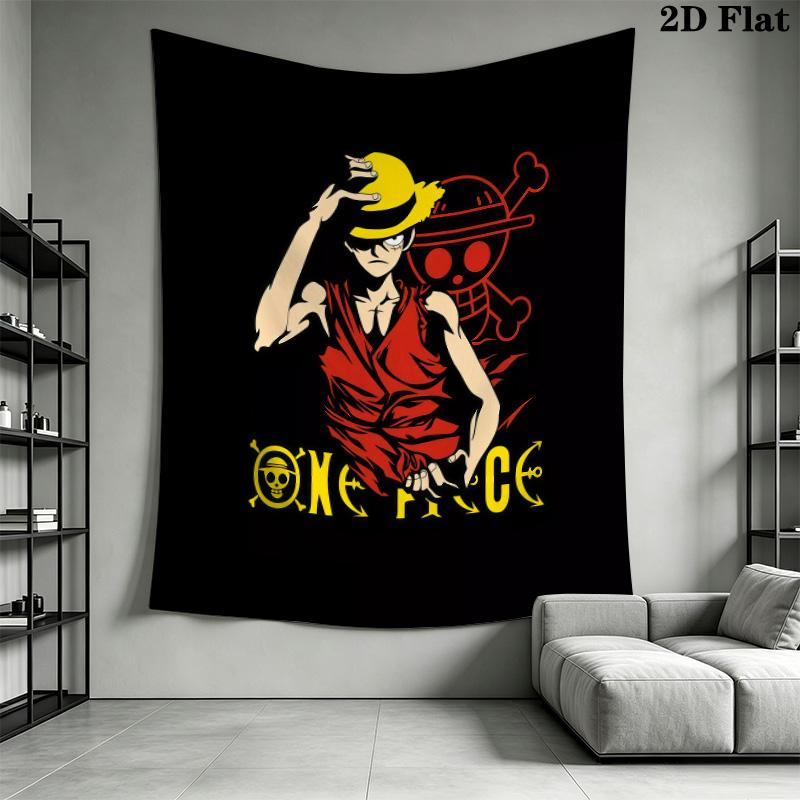 Luffy D Wall Tapestry Aesthetic Wall Hanging Printed Fabric Blanket Decorative Tapestries For Bedroom Living Room Home Decor