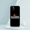 Cute I Love My Girlfriend Boyfriend Luxury Phone Case For iPhone 16 15 14 13 12 11 Pro Max XS X XR SE 7 8 Plus soft Clear Cover