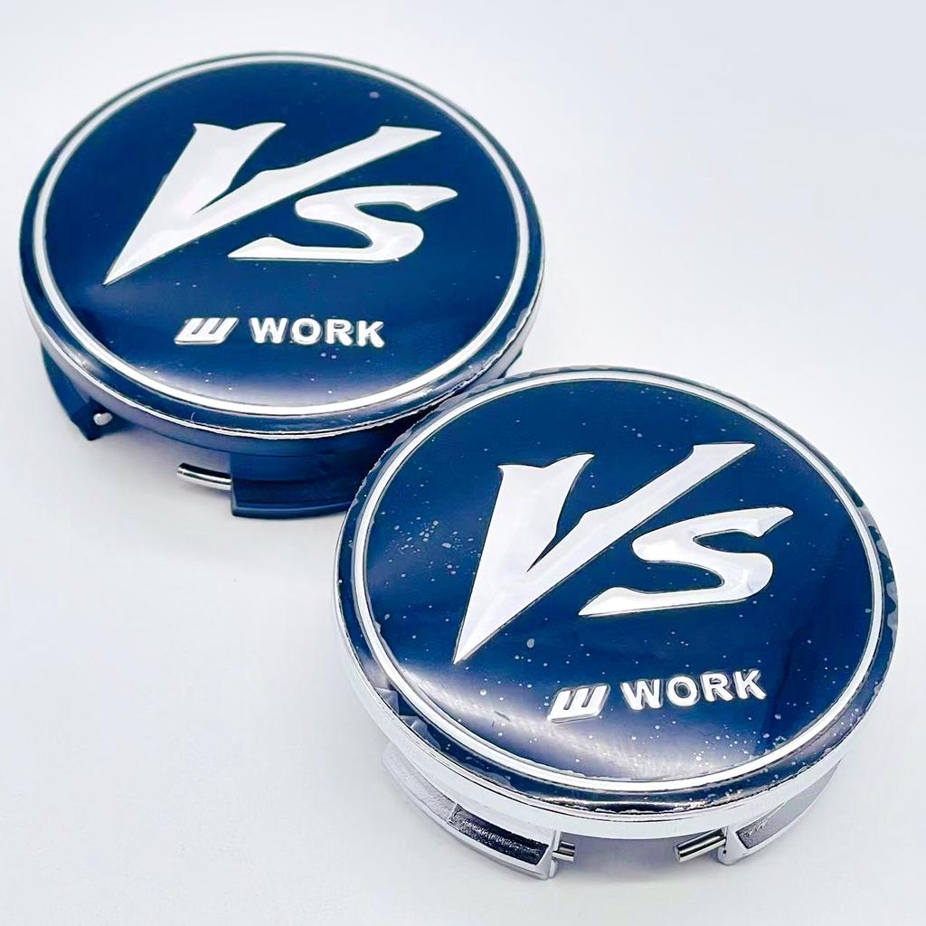 4pcs/Set High Quality 57mm Car Wheel Hub Cover Center Caps for VS W Work Racing Styling Badge Stickers Emblem Accessories