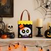 Decorative Halloween Bags Candy Bag, Cute Pumpkin Ghost Tote for Kids, Spooky Cartoon Pattern Treat Bag Party, Trick or Favor Gift