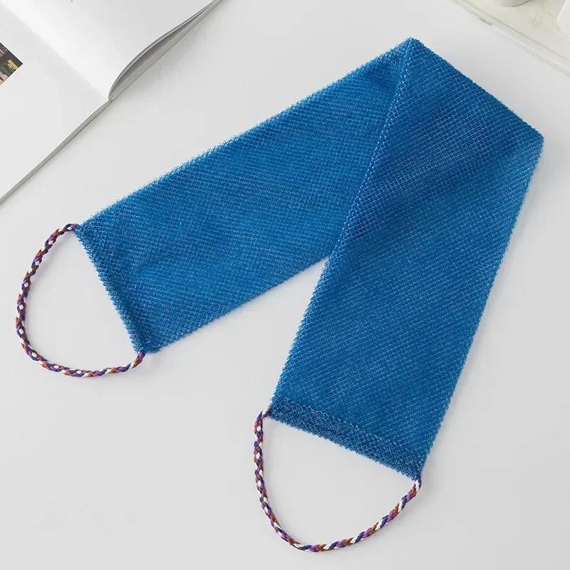 Stretchable Soap Towel Nylon Back Exfoliating Scrubber Shower Towel Reusable Bathing Cloth Body Cleaning Towel Bathroom Tools